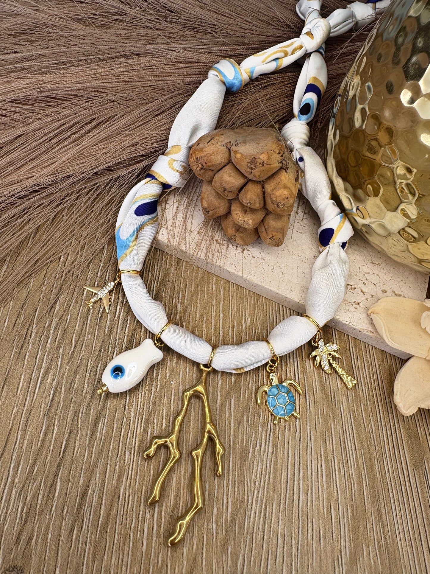 Collier VOYAGE blanc
