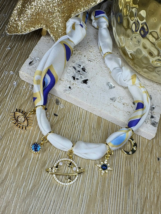 Collier GALAXIE blanc