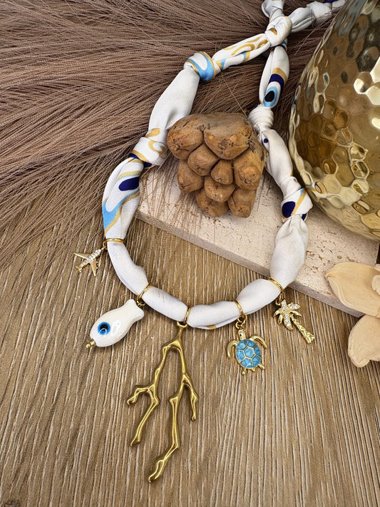 Collier VOYAGE blanc